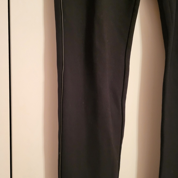 Skinny black pants with side piping - Picture 4 of 6